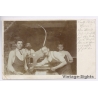 German Bakers Antique Bakery Dough Brake Machine (Vintage RPPC ~1900s)