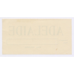 Orient Line: Adelaide From Colombo (Vintage Shipping Line Label ~1930s/1940s)