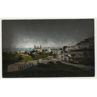 Las Palmas / Gran Canaria: View Onto The Cathedral (Vintage Colored Postcard)