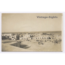 Bengasi / Italian Tripolitania: Panorama View (Vintage RPPC ~1910s)