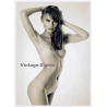 Artistic Erotic Study: Tantalizing Slim Nude Look At Camera (Large Digital Photo 30 x 21 CM ~2000s)