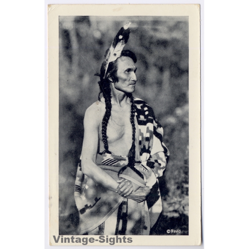 Roland W. Reed: Ojibway Long John / Native American (Vintage PC 1941)