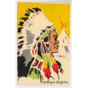 1931 Paris Colonial Exposition: Indian Chief Amérique (Vintage PC)