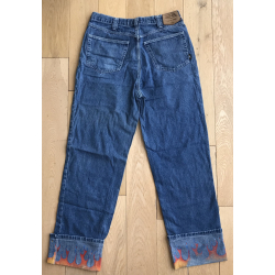 Von Dutch: Rare Vintage Flame Jeans From The 1990s / Size 32