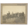 Ceuta / Morocco: Spanish Troops & Native Cavalry Signed Maynar Condé (Vintage Photo  1911)