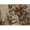 German Samoa: Topless Samoan Female SMS Hansa Imperial Navy (Rare Vintage Photo 1904)