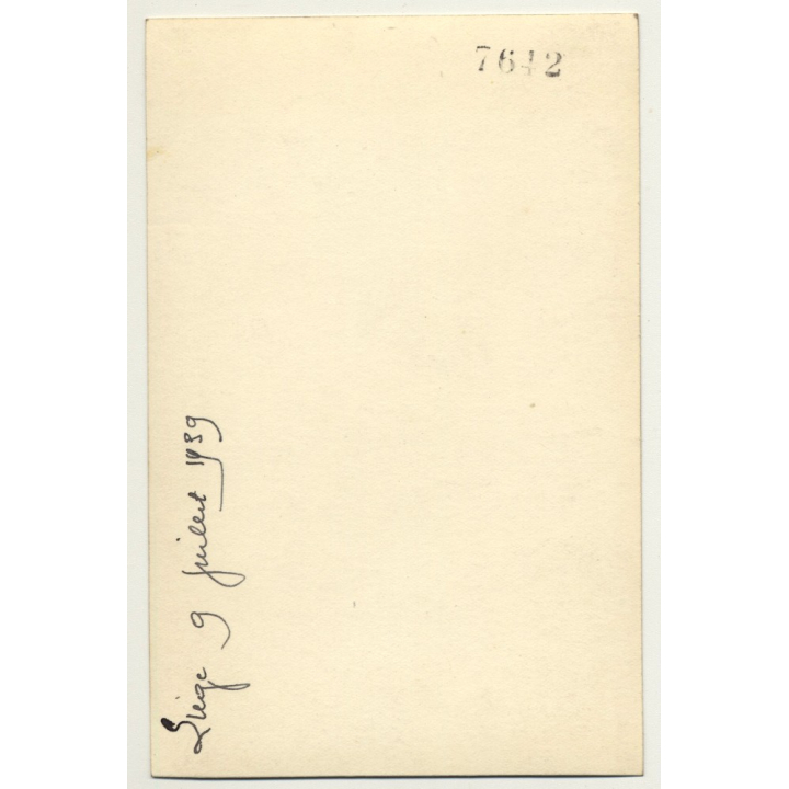 Good Looking Young Man Strolls In Liège (2 Vintage Gelatin Silver Photos 1939)