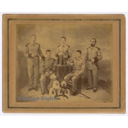 Spanish Colonial  Soldiers - Ejército de Ultramar (Vintage Photo  ~1890s)