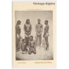 Deutsch-Südwestafrika: Ovambo Tribe Members / Ethnic Nude (Vintage PC ~1900s)