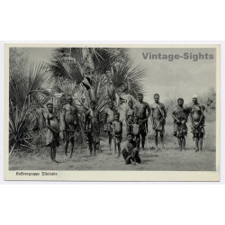 Deutsch-Südwestafrika: Colonial Propaganda Tsintsabis - Tribe Members (Vintage PC ~1920s)