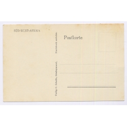 South West Africa / Namibia: Ovatjimba Girl / Ethnic - Kaokoveld (Vintage RPPC 1910s)