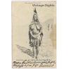German South West Africa: Herero Frau Okahandja Postmark Kaiseryacht Stamp War Era (Vintage PC 1905)