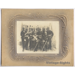 Pre WW1: German Prussian Officer & Spanish General Delegation (Vintage Photo  ~1900s)