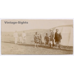 Rif War Morocco: Spanish Army Officer Troop Tent Camp (Panorama RPPC 1920s)