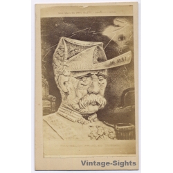 French Political Satire: Mac-Mahon 16 Mai Crisis Spirito Folletto Italy (Vintage CDV 1880)