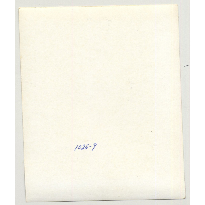 Brunette Beauty In Pink Dress Tied To Pale / Gag - BDSM (Vintage Photo USA ~1970s)