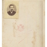 Comte de Vernay / Barcelona: Gentleman - Royal Photographer (Vintage CDV ~1860s)