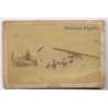 Étretat / France: Les Bains De Mer - Swimmers (Vintage Cabinet Card Photo ~1900s)