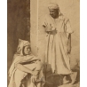 Maghreb / North Africa: Bedouin Men - Berber (Vintage Cabinet Card Photo ~1900s)