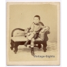 Brunel / Montevideo: Portrait Of Elegant Boy (Vintage CDV ~1860s)