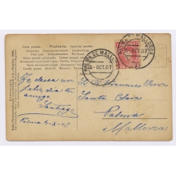 Palma De Mallorca: French Bulldog Top Hat Costume (Vintage RPPC NPG 1907)