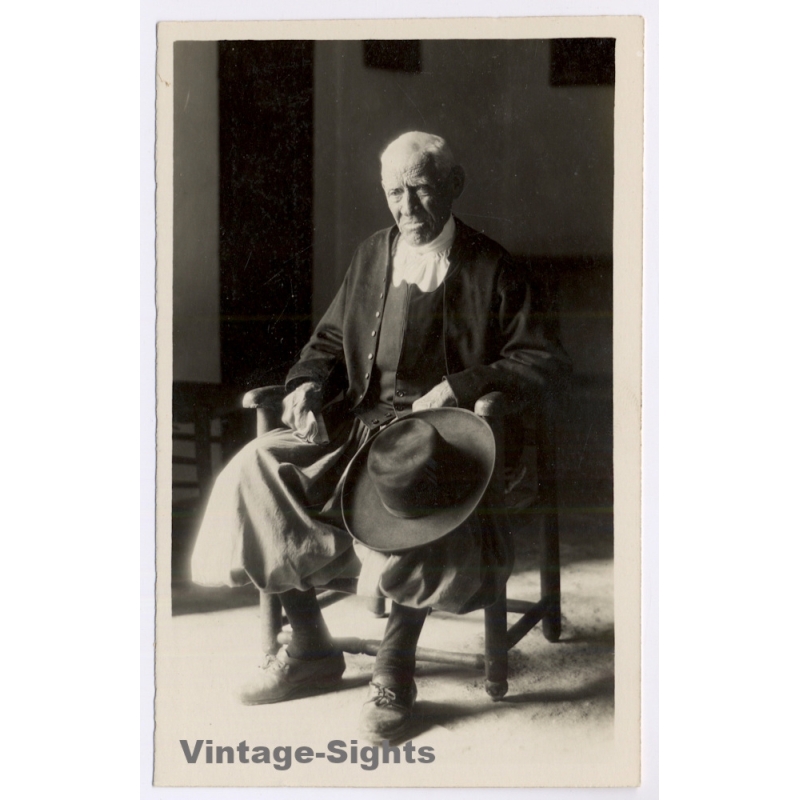 Gaspar Bestard / Mallorca: Payes Pollensa Traditional Costume (Vintage RPPC ~1920s/1930s)