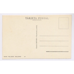 Gaspar Bestard / Mallorca: Payes Pollensa Traditional Costume (Vintage RPPC ~1920s/1930s)