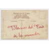 Cuba: Street Vendor / Cigar Advertising Stamp (Vintage PC Harris Bros ~1900s/1910s)