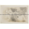 Congo Belge / Africa: Propeller Plane In Sky (Vintage RPPC B/W ~1930s)