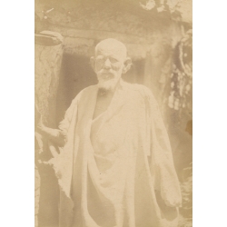 Maghreb: Portrait Monk Marabout Sufi (Vintage Albumen Print ~1890s/1900s)
