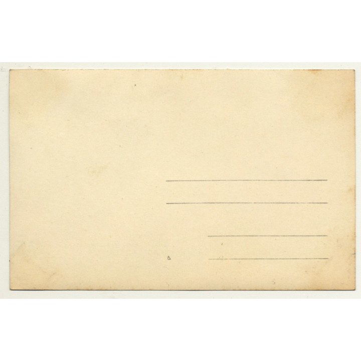 Congo Belge / Africa: Propeller Plane In Sky (Vintage RPPC B/W ~1930s)