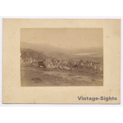 Benmansour / Maghreb: Marché Arabe (Vintage Albumen Print ~1890s/1900s)