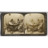 Black Americana: Skin Game Cheating Player (Vintage Stereoview Photo 1901)