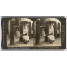Burma: Pagan Temple Bell Ringer (Vintage Stereoview Photo 1907)