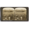 Tokyo / Japan: Military Parade Meiji Era (Vintage Stereoview Photo 1905)