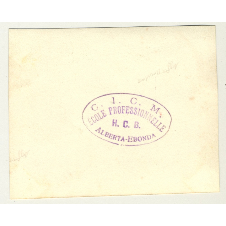 Alberta-Ebonda / Congo Belge: L'Église Saint Joseph d'Ebonda / Church (Vintage Photo B/W ~1930s)