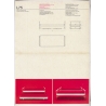 Osvaldo Borsani: Tecno L75 Bed (Rare Vintage Italian Design Leaflet 1967)