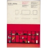 Eduardo Vittario: Tecno E 105 Prisma (Rare Vintage Italian Design Leaflet 1960s)