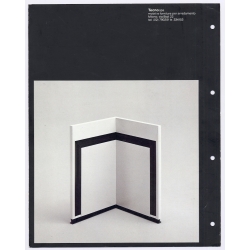 Osvaldo Borsani / Eugenio Gerli: Tecno Sistema Graphis (Rare Vintage Italian Design Leaflet 1968)