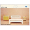 Martinez Medina: Primavera Bed (Rare Vintage Spanish Design Leaflet 1970s)