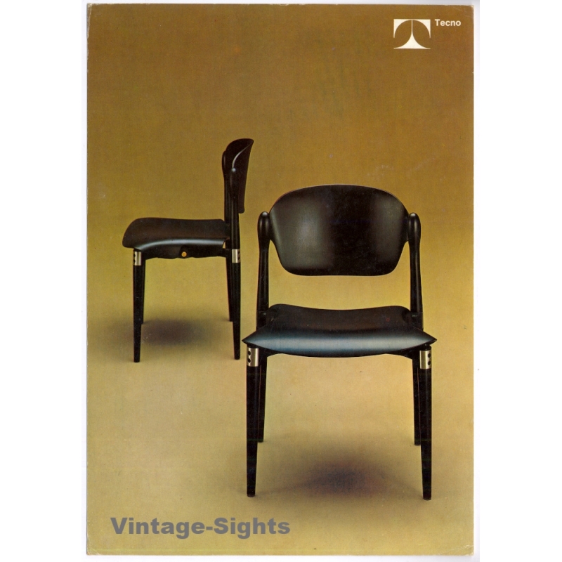 Eugen Gerli: Tecno S83 Chair (Rare Vintage Italian Design Leaflet 1962)
