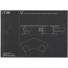 Osvaldo Borsani: Tecno T96 Boomerang Desk (Rare Vintage Italian Design Leaflet 1960s)