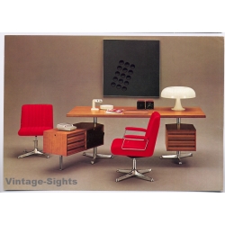 Osvaldo Borsani: Tecno T95 Desk - Martinez Medina (Rare Vintage Italian Design Leaflet 1960s)
