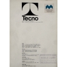 Osvaldo Borsani: Tecno Catalog P40 D70 E22 (Vintage Multi Foldout Italian Design Poster 1970s)