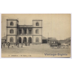 Ismailia / Egypt: Railway Station (Vintage PC 1910s/1920s)