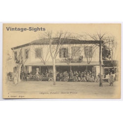 Palestro / Algeria: Hôtel de France - J.Geiser (Vintage PC ~1900s/1910s)