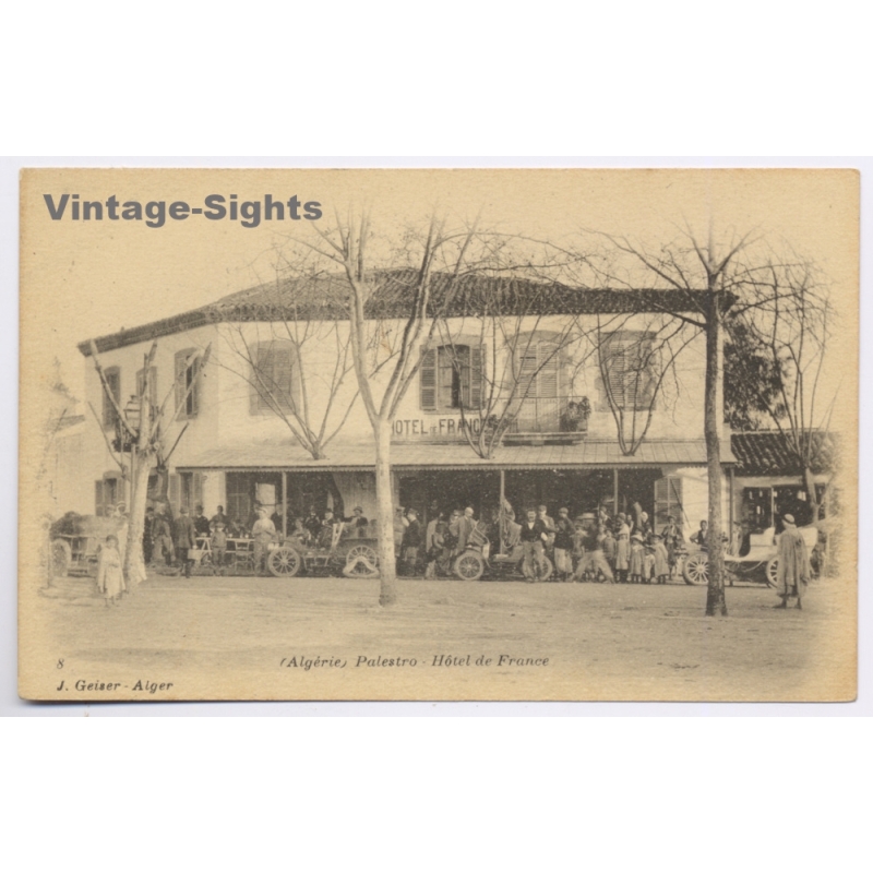 Palestro / Algeria: Hôtel de France - J.Geiser (Vintage PC ~1900s/1910s)