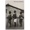 Congo Belge: 3 Native Tribal Women With Rifles*2 (Vintage RPPC ~1920s/1930s)