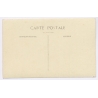 Congo Belge: Early Automobile Driving Jungle Forest Road (Vintage RPPC ~1920s/1930s)