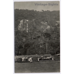 Congo Belge: Expedition Car Village Mountain Jungle Cliff Forest (Vintage RPPC ~1920s/1930s)